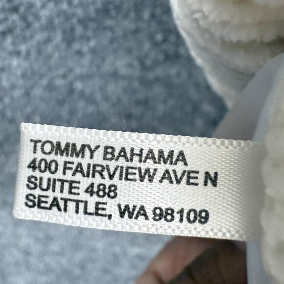 Tommy Bahama Sweater Womens Small Ivory Pullover Soft Solid Knit Polyester Cozy - Picture 12 of 12